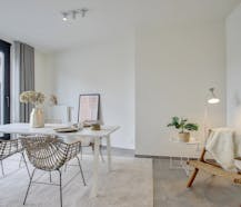 Ruim nieuwbouwappartement te koop in het centrum.
