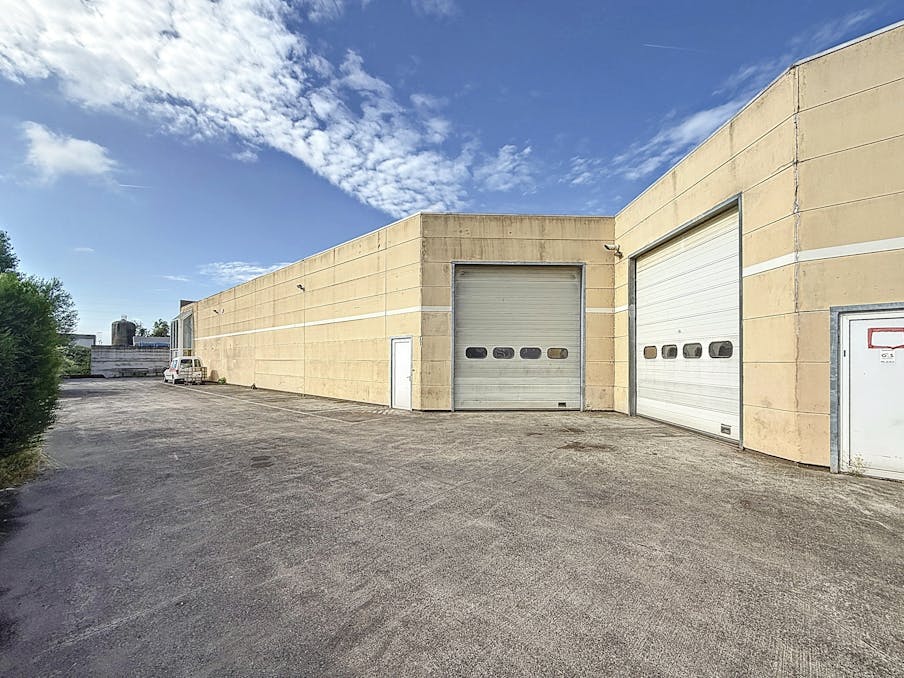 Magazijn (1.006 m²) met kantoren te huur vlakbij E40 Drongen