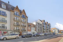 Instapklare duplex met 2 slaapkamers in het hartje van Koksijde-Bad