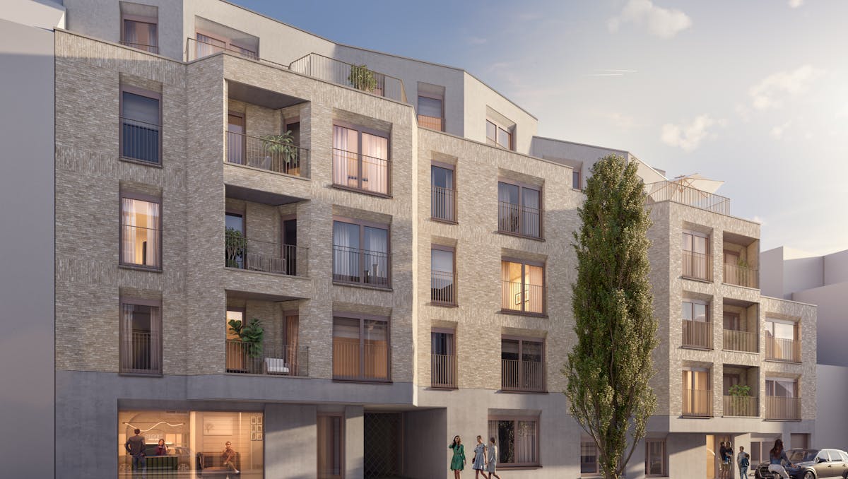 Longtin: Newly built office space in Jette