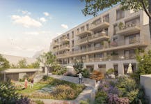 Longtin: Newly built office space in Jette