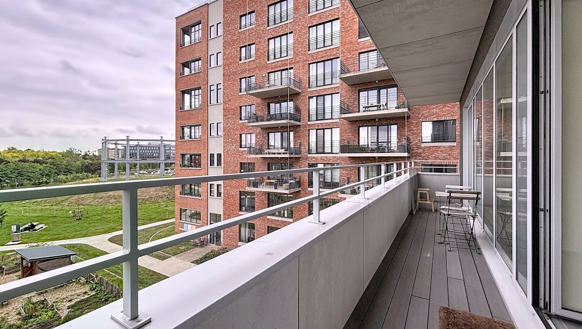 Lichtrijk appartement met 2 slaapkamers te huur in Gent