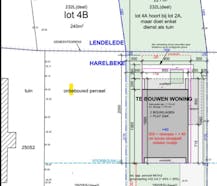 Lot bouwgrond (697 m²) + alleenstaande woning te koop Hulste