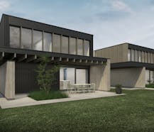 Lot bouwgrond (697 m²) + alleenstaande woning te koop Hulste