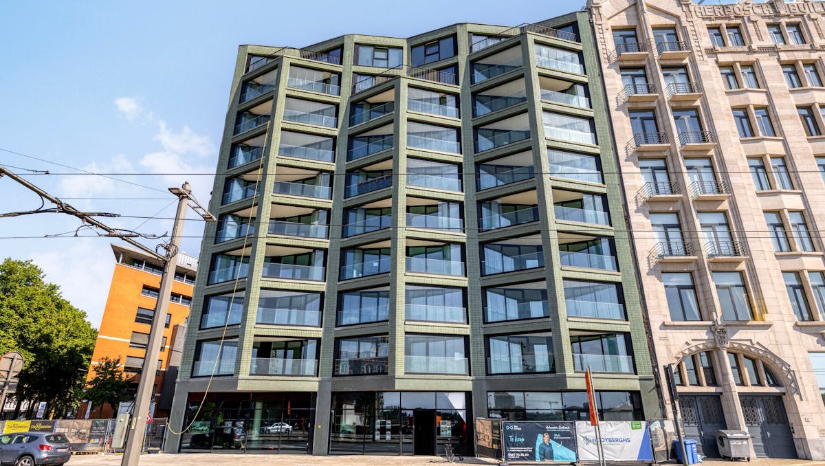 Nieuwbouwappartement met twee slaapkamers te huur in Antwerpen