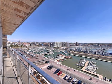 Appartement te koop te Blankenberge met uitzicht op jachthaven en hinterland