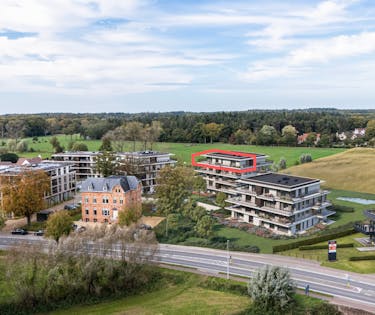 Penthouse met 2 slaapkamers en riant terras te Loppem
