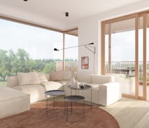 Penthouse met 2 slaapkamers en riant terras te Loppem