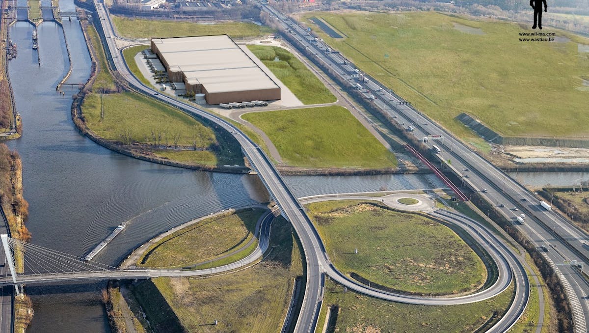 Logistiek complex op uitstekende ligging te Zwijnaarde