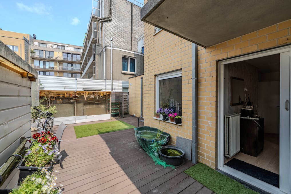 Gelijkvloers appartement met zonnig terras (40m²)