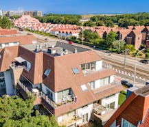 Ruim hoekappartement met twee slaapkamers en groot terras.
