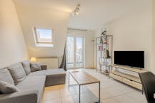 Bright duplex apartment for sale in the center of blankenberge