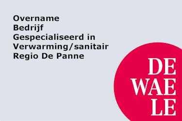 Overname van een sanitair en chauffage bedrijf in De Panne