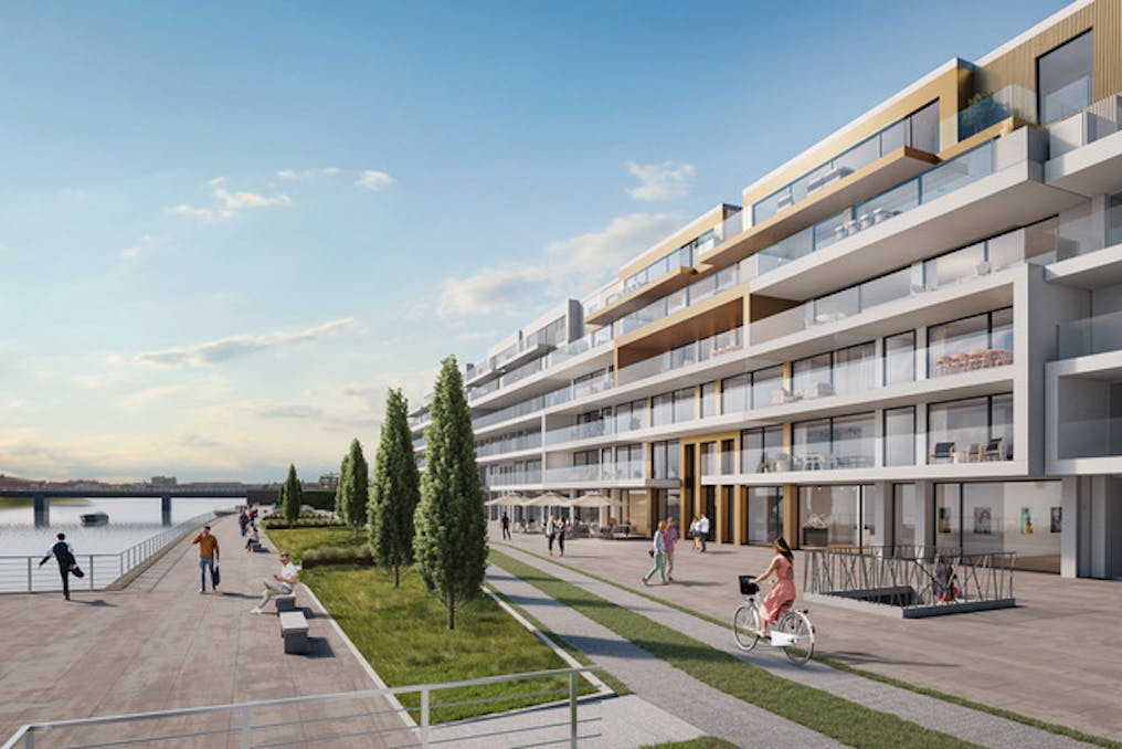 Nieuwbouwappartementen Rupelsky Boom : wonen aan het water