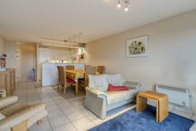 Appartement met 2 slaapkamers en zicht op zee en duinen in Koksijde