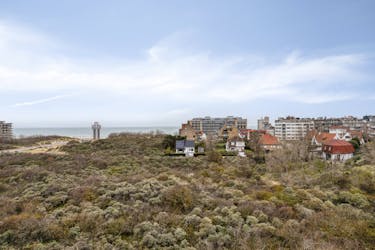 Appartement met 2 slaapkamers en zicht op zee en duinen in Koksijde