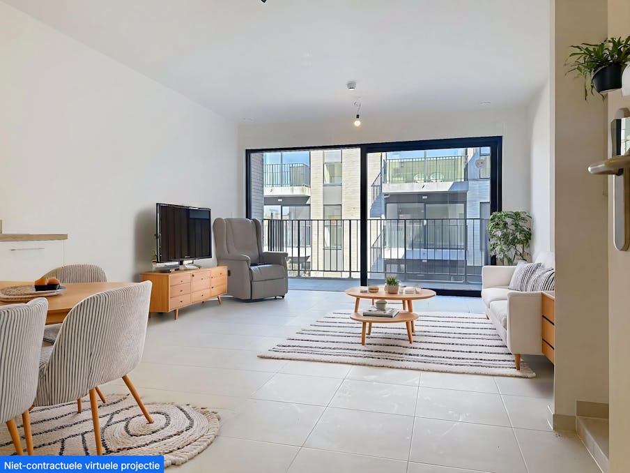 Nieuwbouw assistentieflat met terras te koop in Maldegem