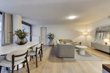 Gelijkvloers appartement met 3 slaapkamers in historisch centrum van Brugge.