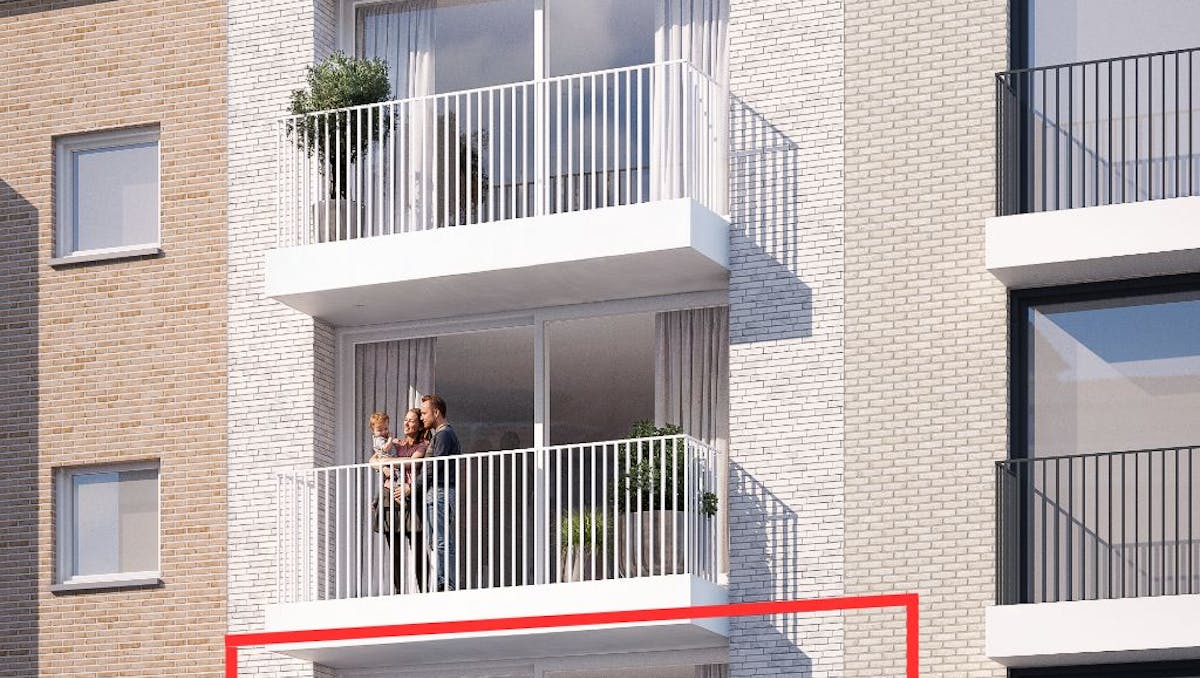 Nieuwbouw 2 slaapkamer appartement te Heist, nabij De Bolle