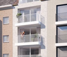 Nieuwbouw 2 slaapkamer appartement te Heist, nabij De Bolle