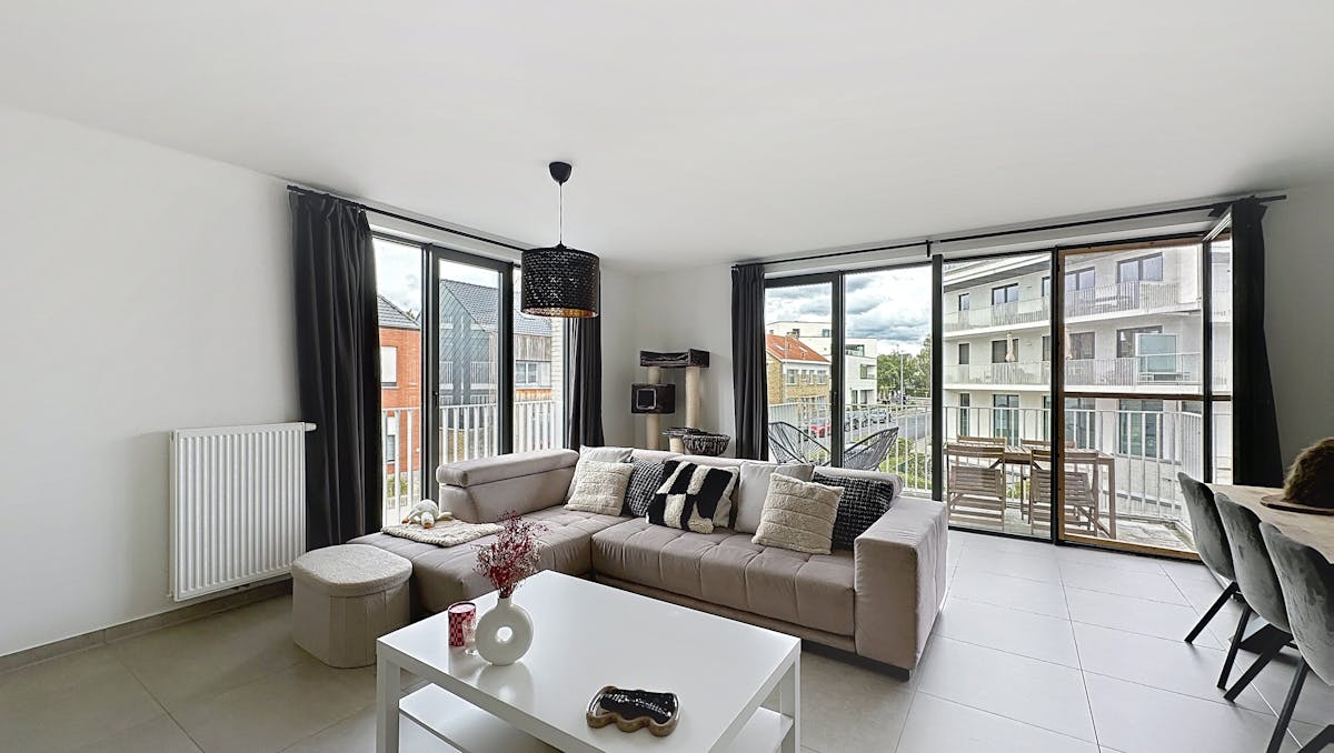 Appartement met 2 slaapkamers en prachtig terras te huur in Sint-Michiels