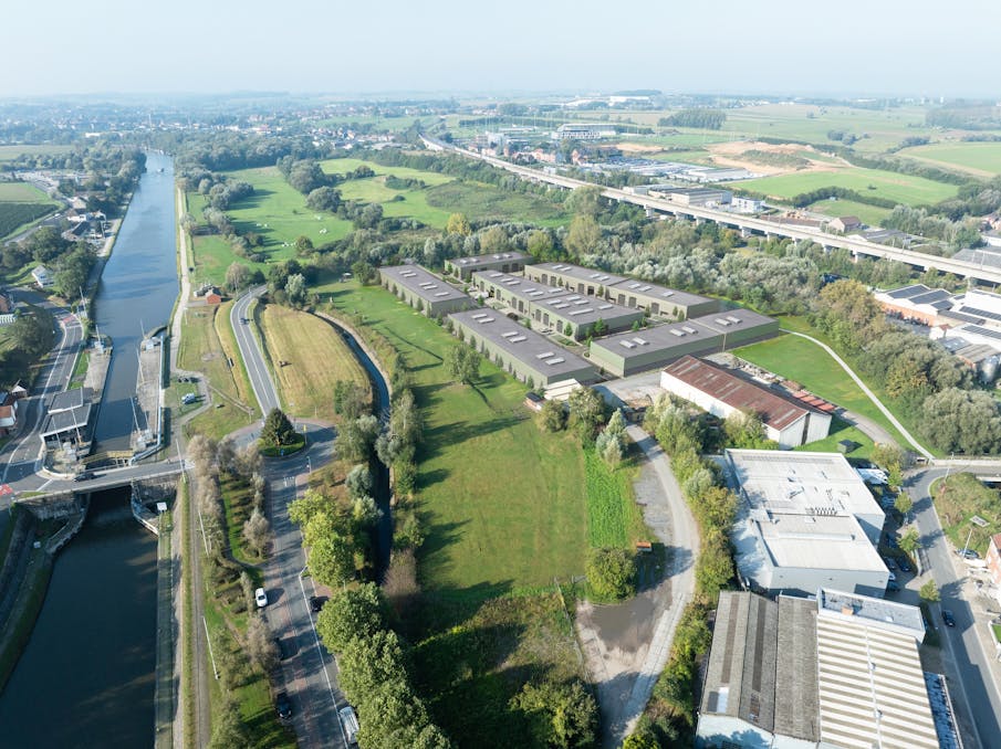 Nieuwbouw KMO-units (ca. 105 m²-ca. 480 m²) te koop in Halle