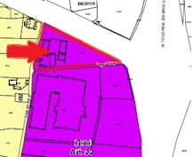 Industriegrond van ca 15.370m² met visibiliteit vanaf de R32