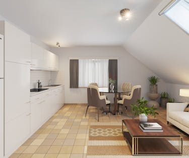 Aangenaam appartement met 1 slaapkamer en garagebox in Hasselt