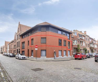 Hoekappartement te koop op rustig ligging in centrum Brugge