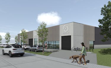 Nieuwbouw KMO-unit van ca. 323 m² in Dentergem