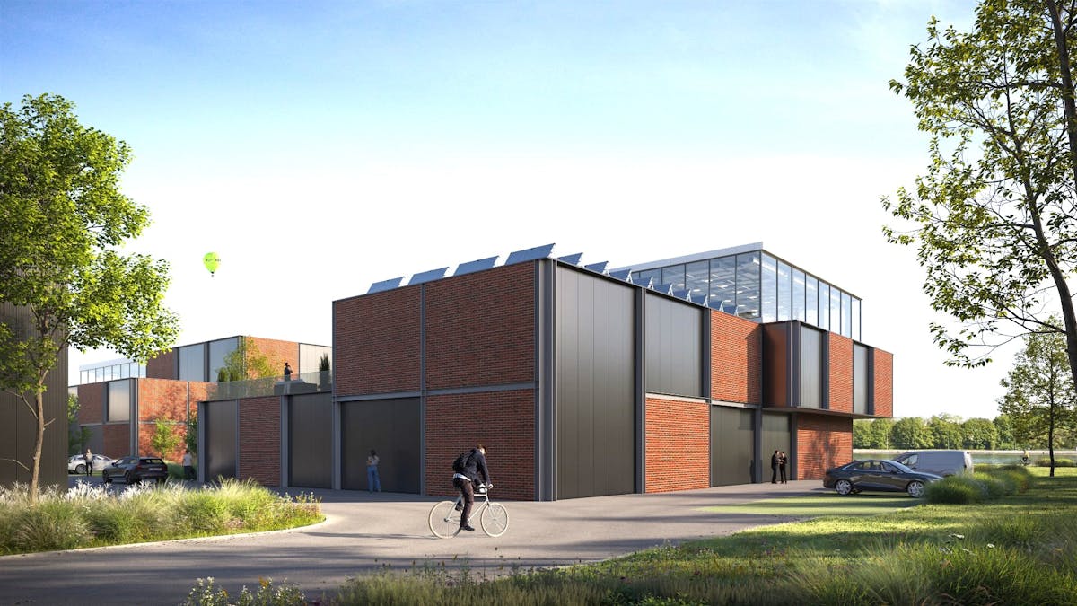 Entrepôt récemment construit avec des bureaux dans un emplacement privilégié à Hasselt
