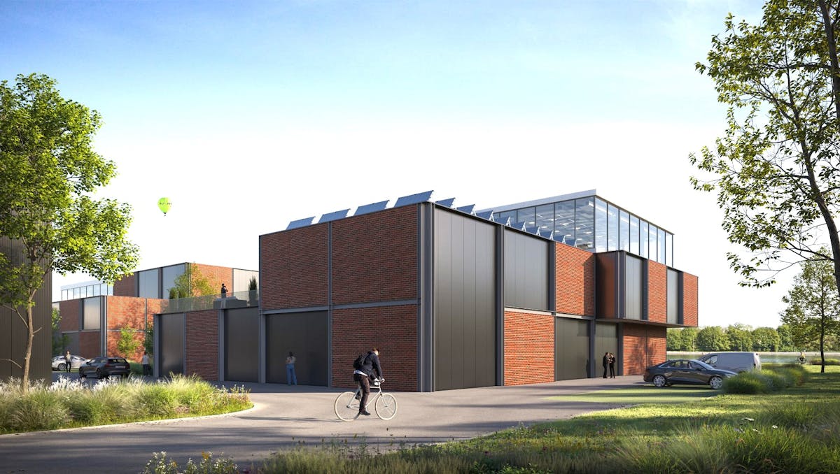 Entrepôt récemment construit avec des bureaux dans un emplacement privilégié à Hasselt