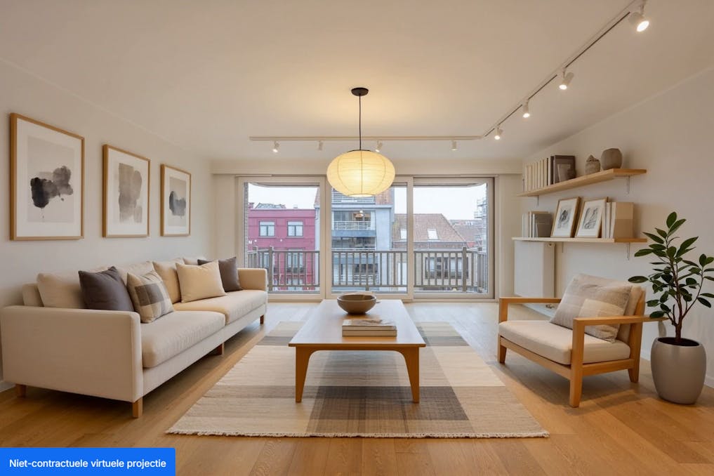 2 slaapkamer appartement met zonneterras te koop in Knokke