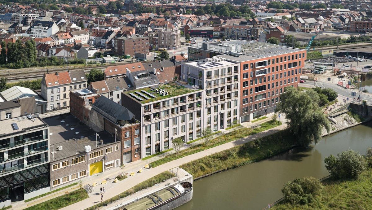 Nieuwbouw handelspand (109 m²) te koop aan Oude Dokken Gent