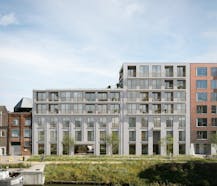 Nieuwbouw handelspand (109 m²) te koop aan Oude Dokken Gent