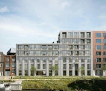 Nieuwbouw handelspand (109 m²) te koop aan Oude Dokken Gent