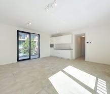 BEN-appartement op de 1ste verdieping met terras te huur op Linkeroever