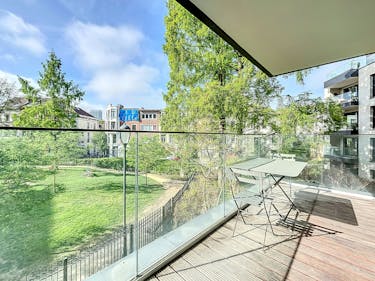 Appartement meublé avec vue sur jardin à louer à Ixelles