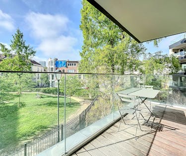 Appartement meublé avec vue sur jardin à louer à Ixelles