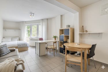 Studio te huur met zalig terras in de Diskmuidestraat, Gent