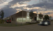 Nieuwbouw KMO-unit van ca. 323 m² in Dentergem