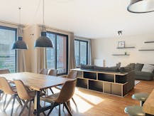 Dansaert - Spacious furnished apartment with parking for rent