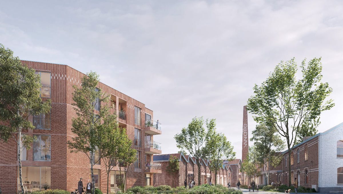 Showroom / kantoor van ca. 400 m² in project Walle Kortrijk