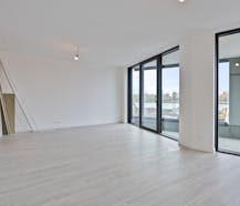 Nieuwbouwappartement met twee slaapkamers te huur in Antwerpen