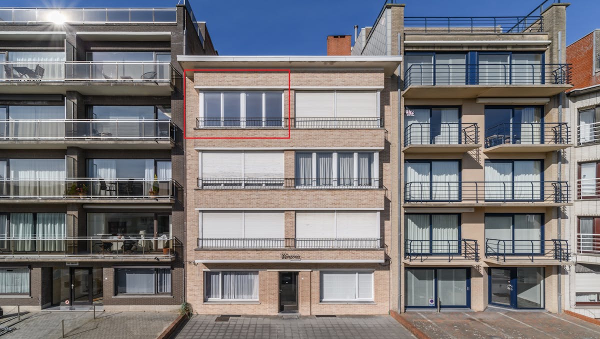 Renovated apartment near the sea for rent in Sint-Idesbald