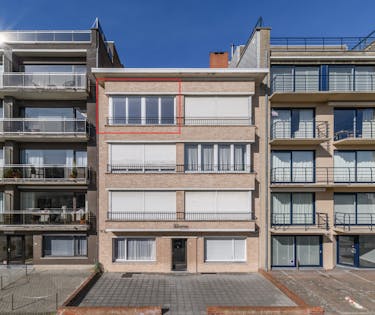 Renovated apartment near the sea for rent in Sint-Idesbald