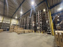 Pallet storage for rent with loading and unloading docks