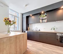 Charmante hoekwoning met 1 slaapkamer te huur in Gent