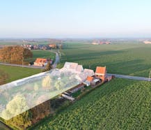 Halfopen bebouwing met 4 slaapkamers en garage in Langemark