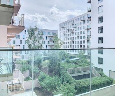 Tour & Taxis: Lichtrijk 1-slaapkamer appartement